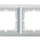 Pearl Double Frame Silver