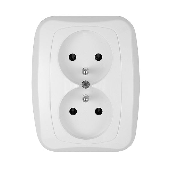 Advantage Soquete Duplo P/t Z/u Branco