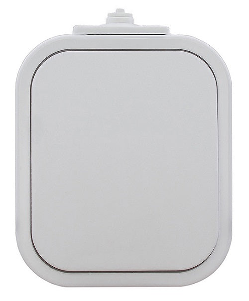 B2 Single Switch N/t IP54 White