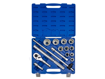 Socket Set 3/4'' 14 Pieces Short 22-50mm 12-height Ratchet