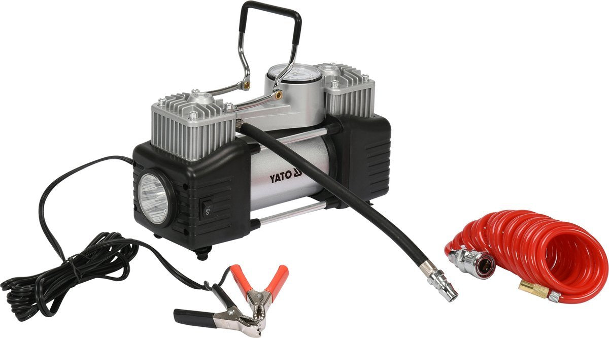Bilkompressor med ledlampa 250w