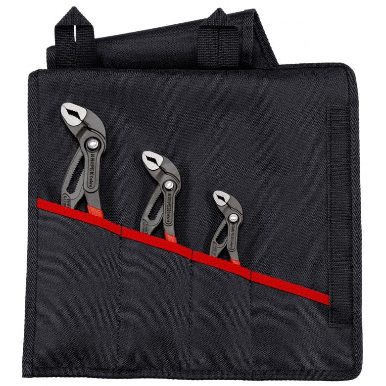 Juego Alicates Para Tubos En Estuche 3 Piezas 125 180 250mm.