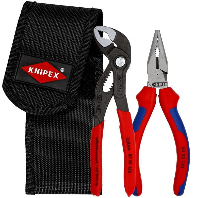 Set Mini Pinze In Custodia Da Cintura 2 Pz.