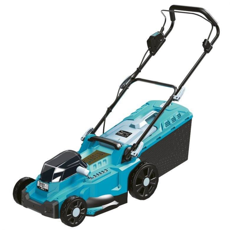 Battery Lawn Mower 37cm 2*18v 0*ah Sas+all
