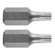 Hřídel bitu Hrot Torx T40 30mm S2 2ks.