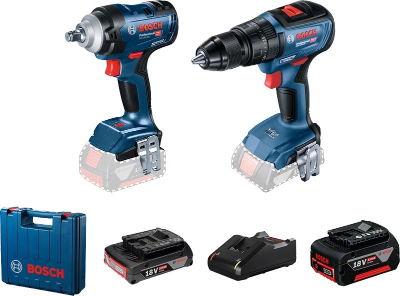 Gds18v-400 + Gsb18v-50 Set 1*2.0ah+1*5.0ah