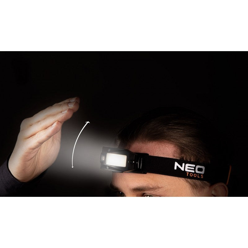 Usb Rechargeable Headlamp 180lm Cob Led Motion Sensor