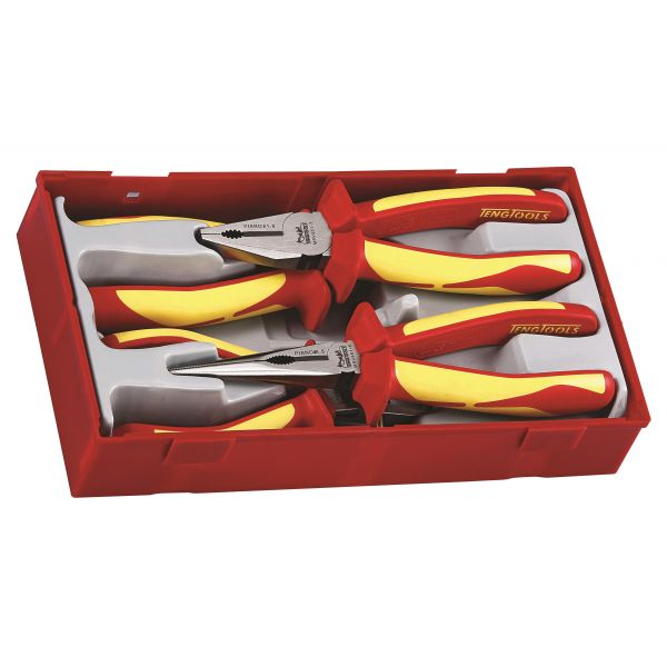 Set Of Insulated Pliers 1000v 4 Pieces