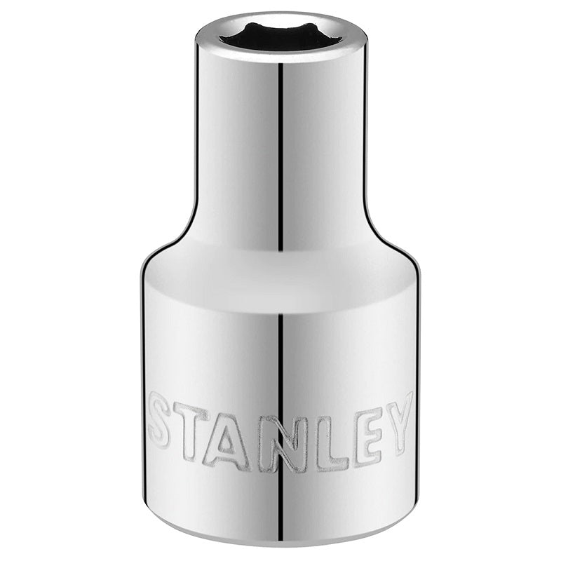 Short Socket 6-punkts Krom 1/2 16mm