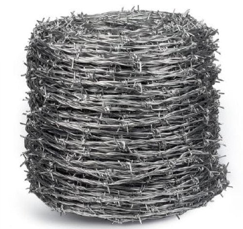 Stacheldraht 2,5*2,0 4 Spitzen verzinkt 10 kg Stück