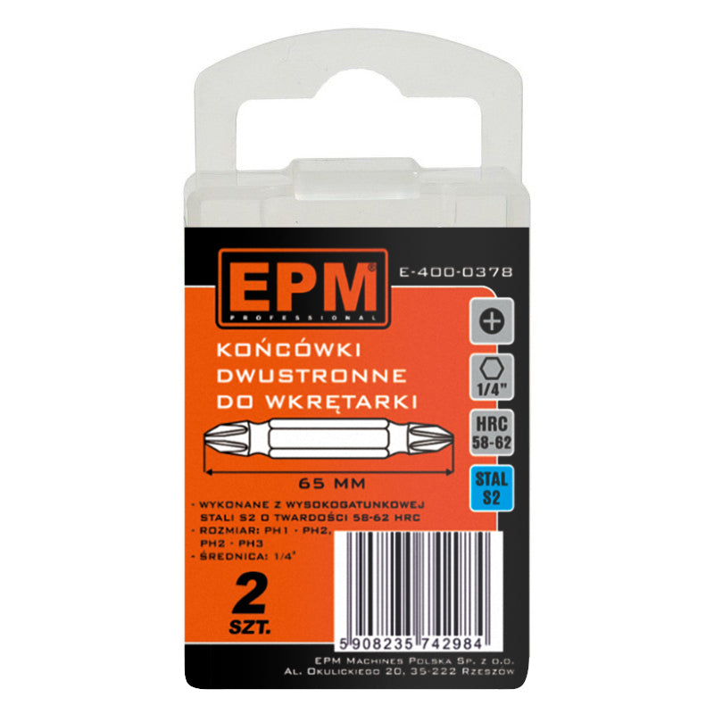 Chave de fenda dupla 65mm 2pcs Ph1-ph2ph2-ph3