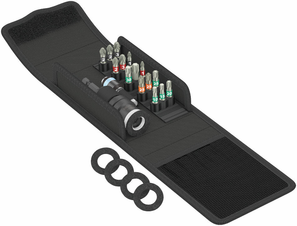 Bit Set + Rapidator Holder For Terrace Construction T1 21 Pieces