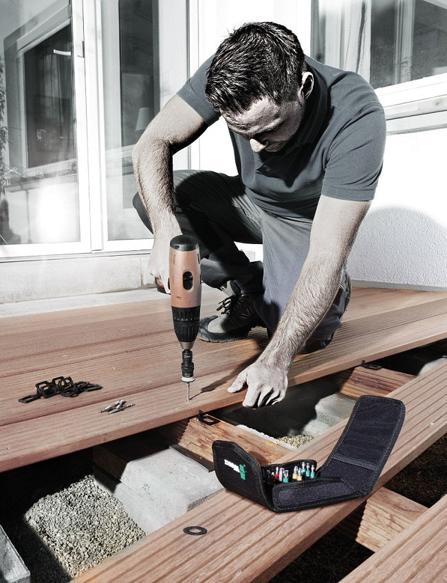 Bit Set + Rapidator Holder For Terrace Construction T1 21 Pieces