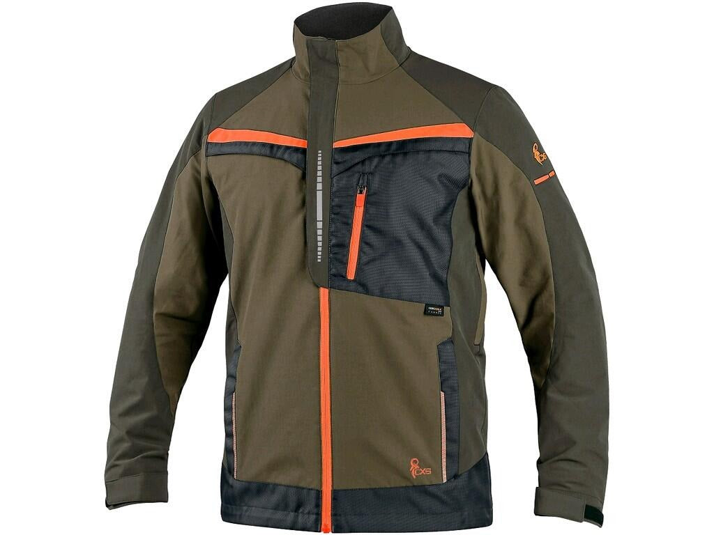 Cxs Naos Green-orange Sweatshirt/jacket Size 50