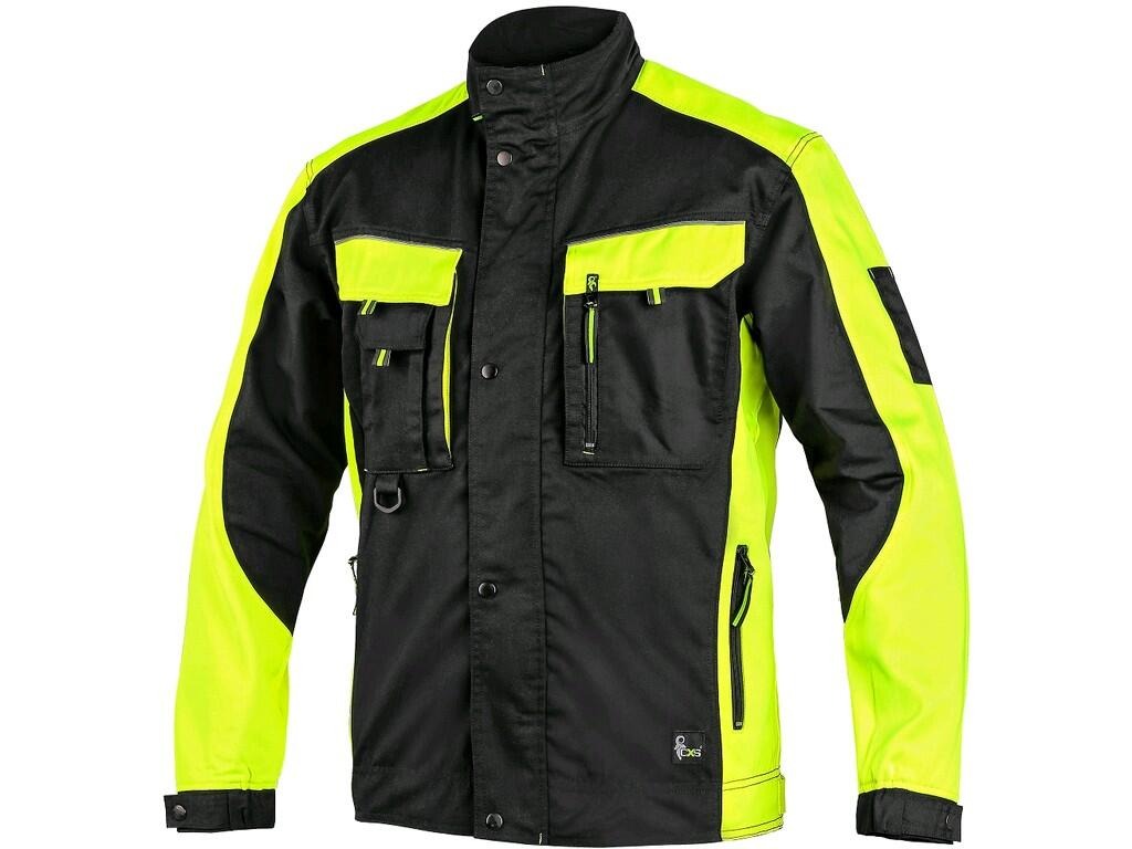 Cxs Sirius Brighton Sweatshirt/jacket Black-yellow Size 54