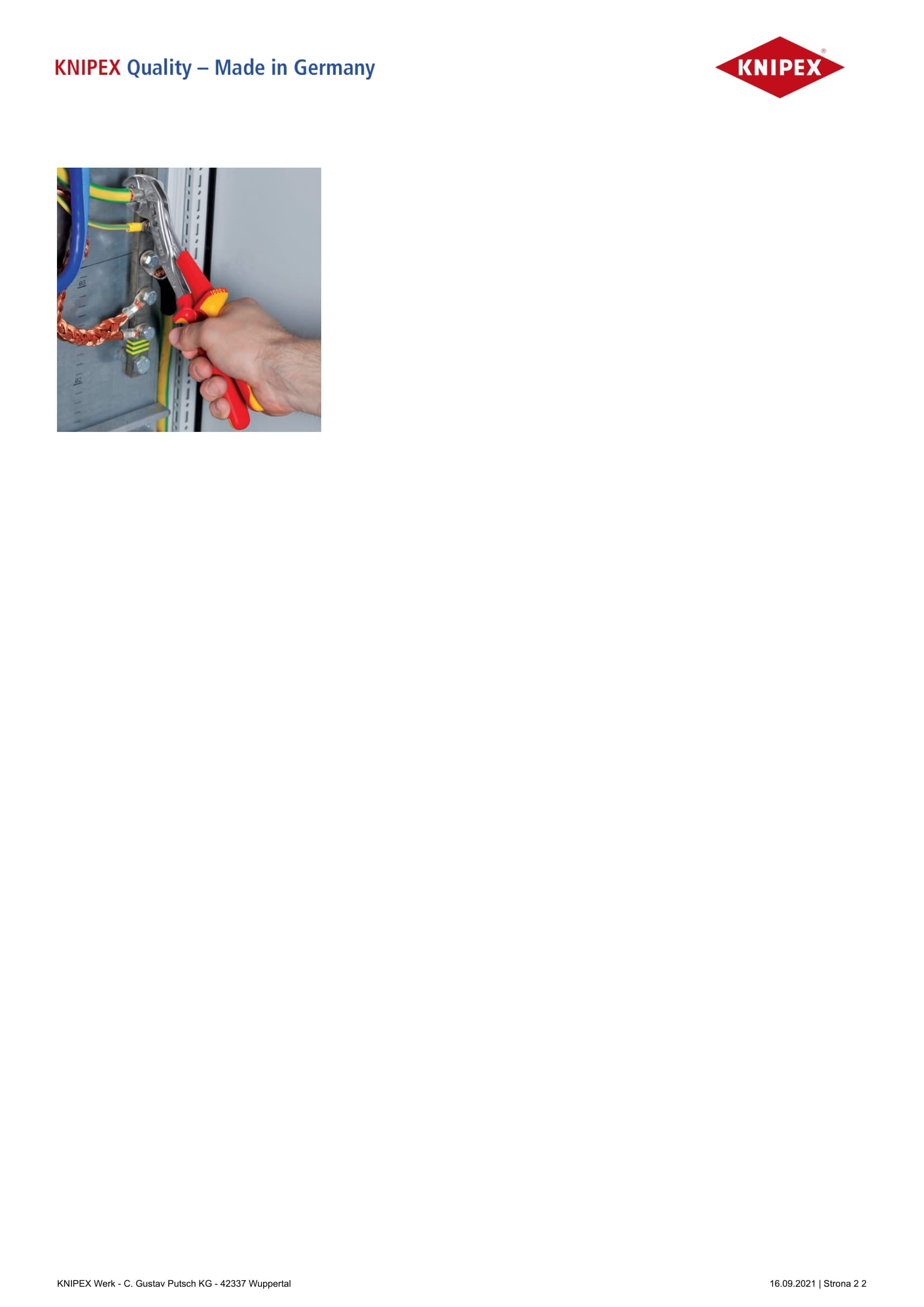 Pinza per tubi in alligatore 250mm