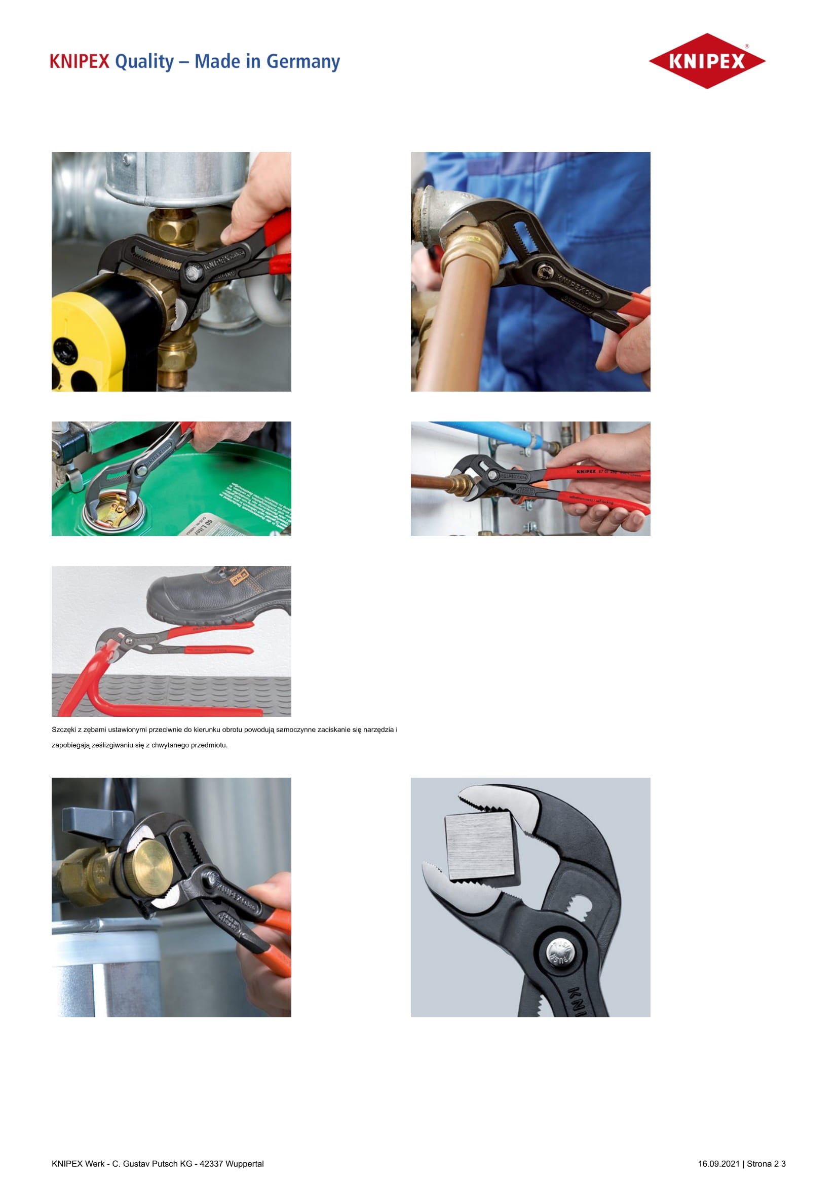 Pinza per tubi Cobra 250mm