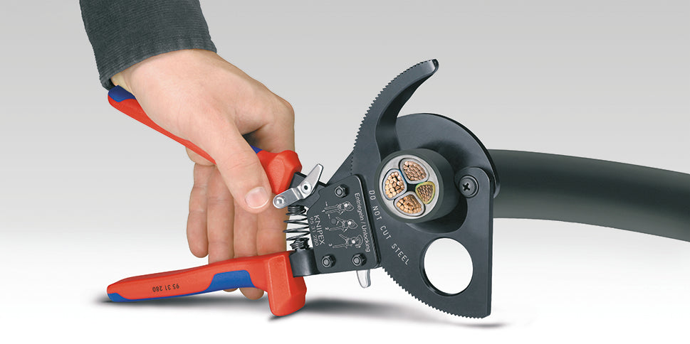 Cable Cutter 280mm Ratchet Mechanism