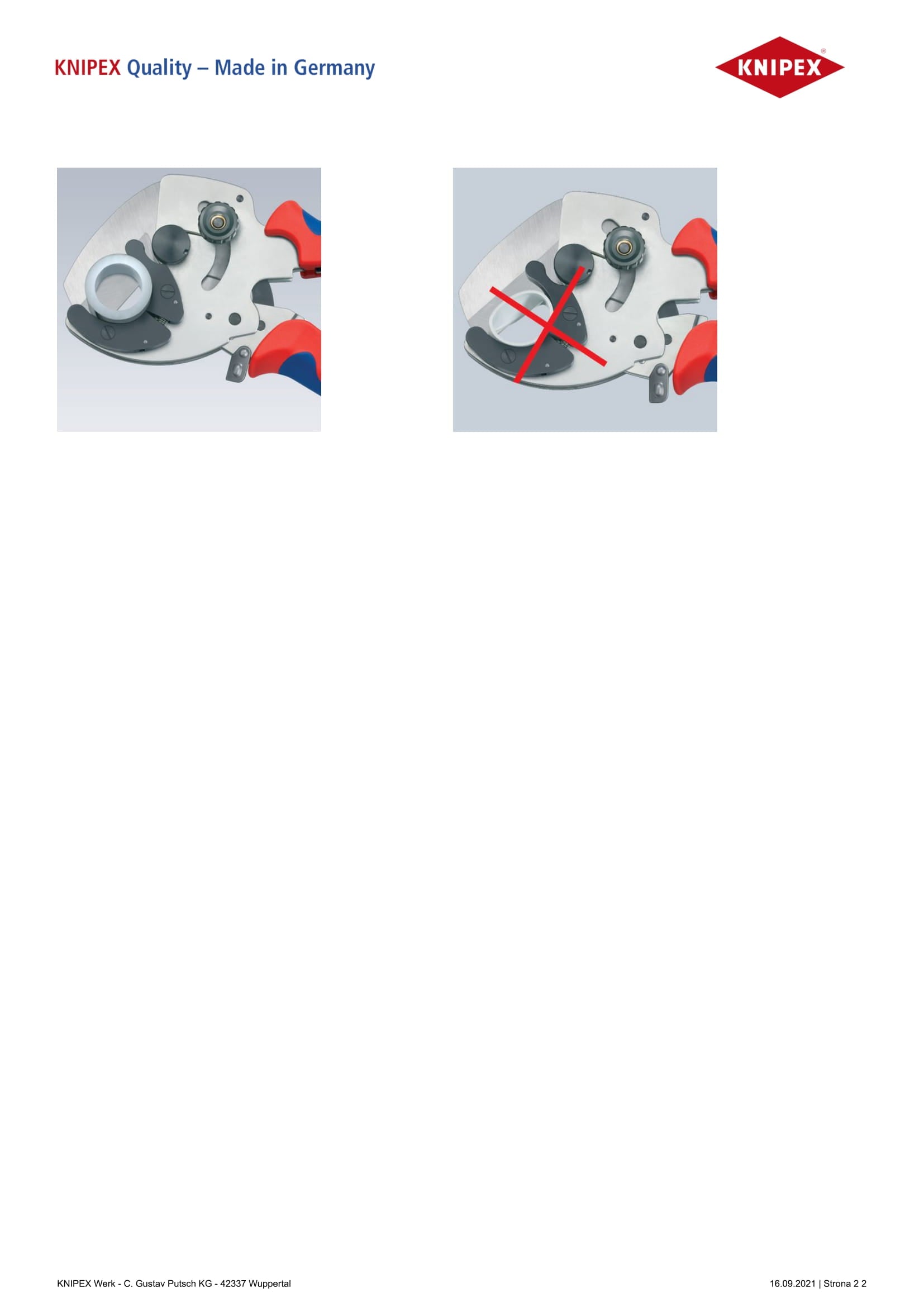 Taglierina Per Tubi Compositi E Plastica 210mm