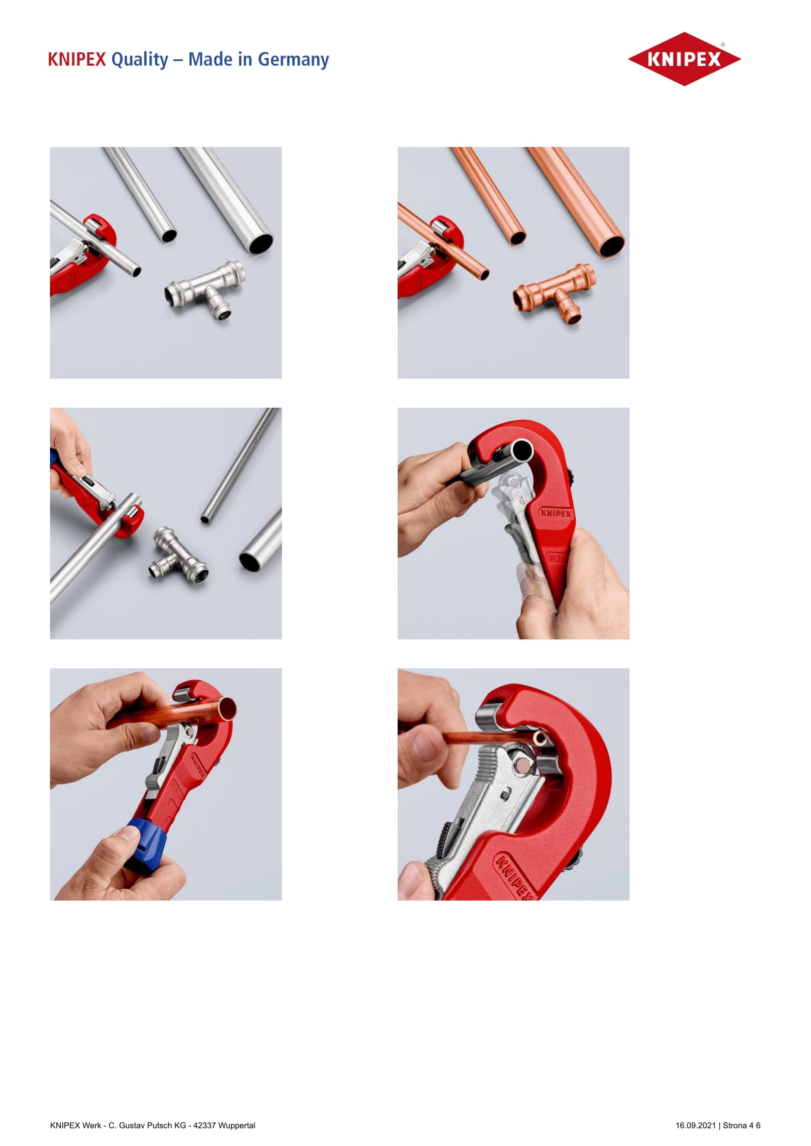 Rezačka rúr 6–35 (1/4–3/8'') s hrúbkou steny do 2 mm
