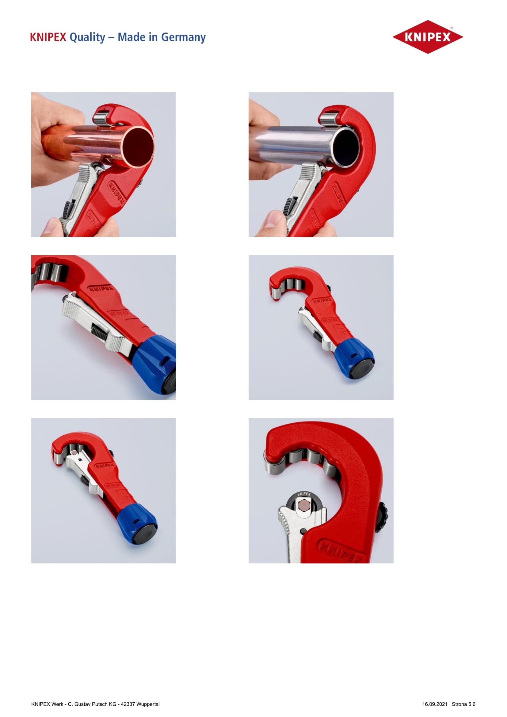 Rezačka rúr 6–35 (1/4–3/8'') s hrúbkou steny do 2 mm