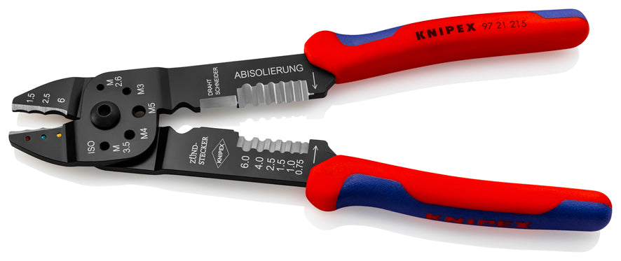 Pinza A Crimpare Per Connettori Cavo 0,5-6,0 Mm