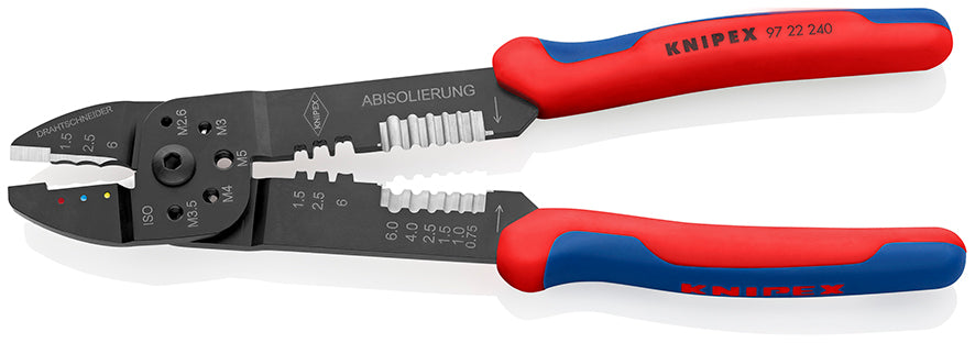 Pinza A Crimpare Per Connettori Cavo 1,5-6,0 Mm
