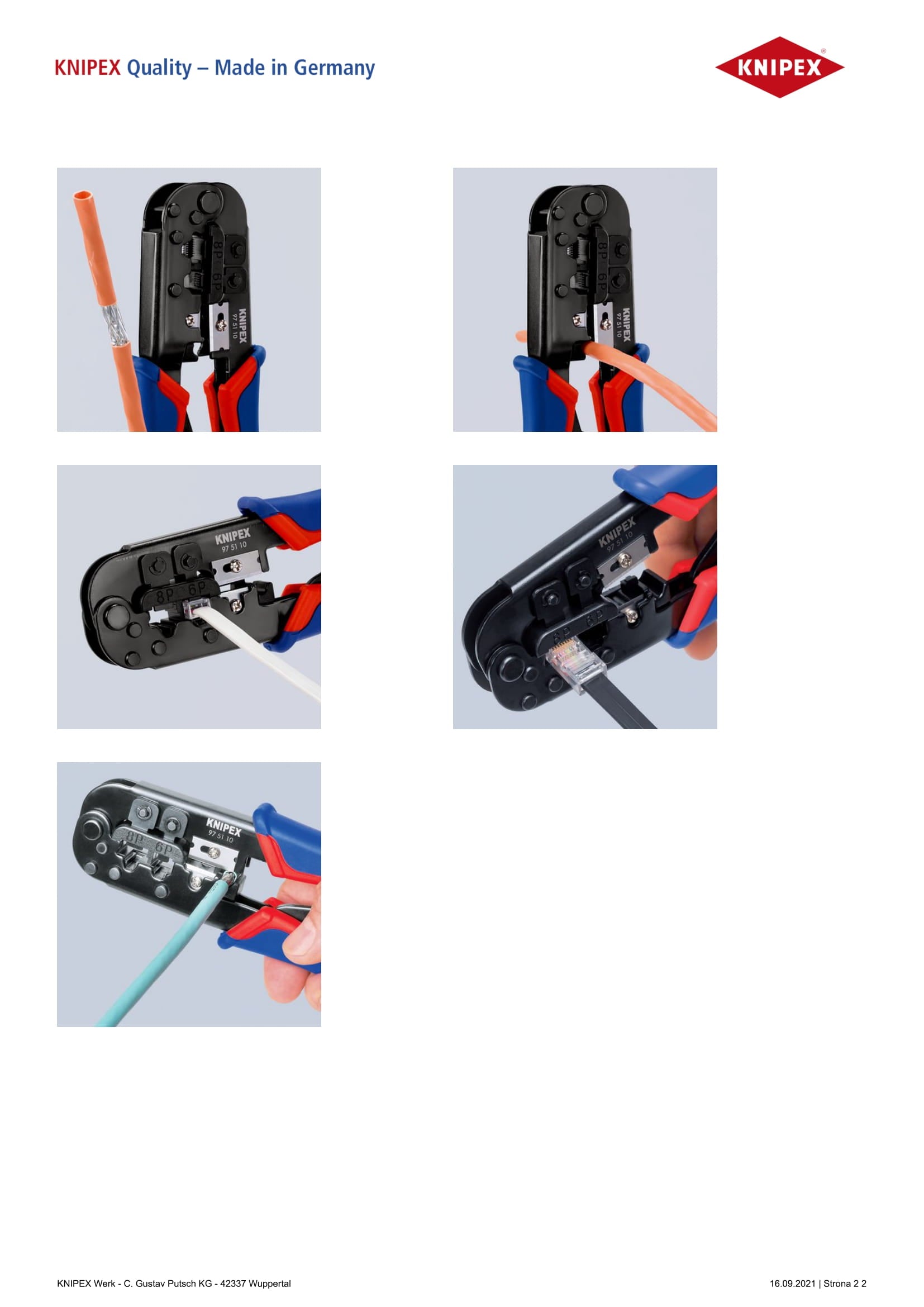 Western-type Telephone Plug Crimping Pliers