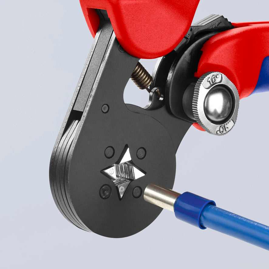 Self-adjusting 180mm Sleeve Crimping Pliers