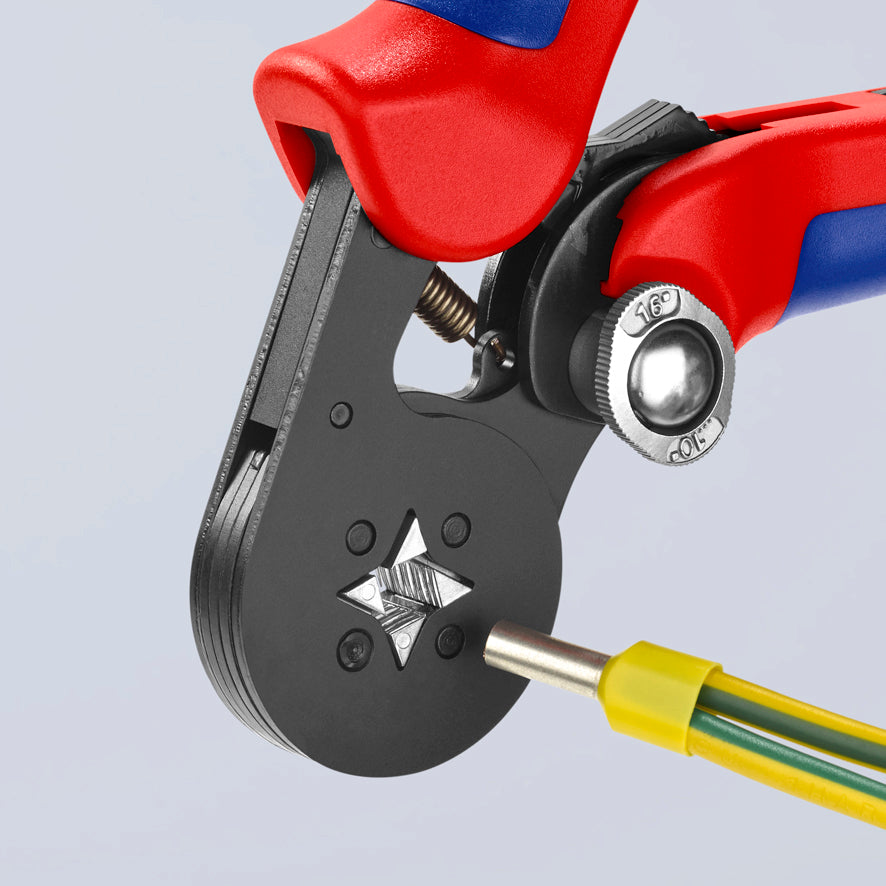Self-adjusting 180mm Sleeve Crimping Pliers