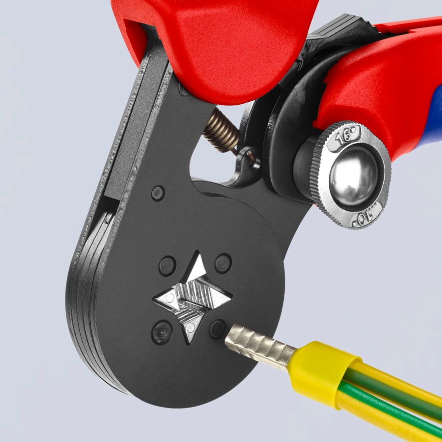 Self-adjusting 180mm Sleeve Crimping Pliers