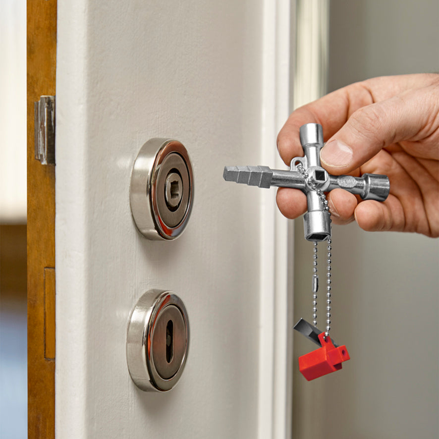 Chaves multifuncionais para gabinetes de controle Twinkey