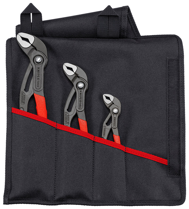 Juego de alicates para tubos en estuche de 3 piezas 150 250 300 mm