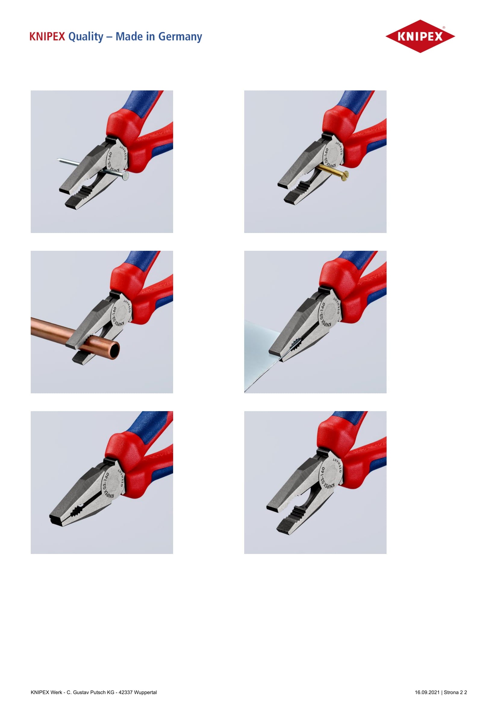 PVC-Universalzange 160 mm