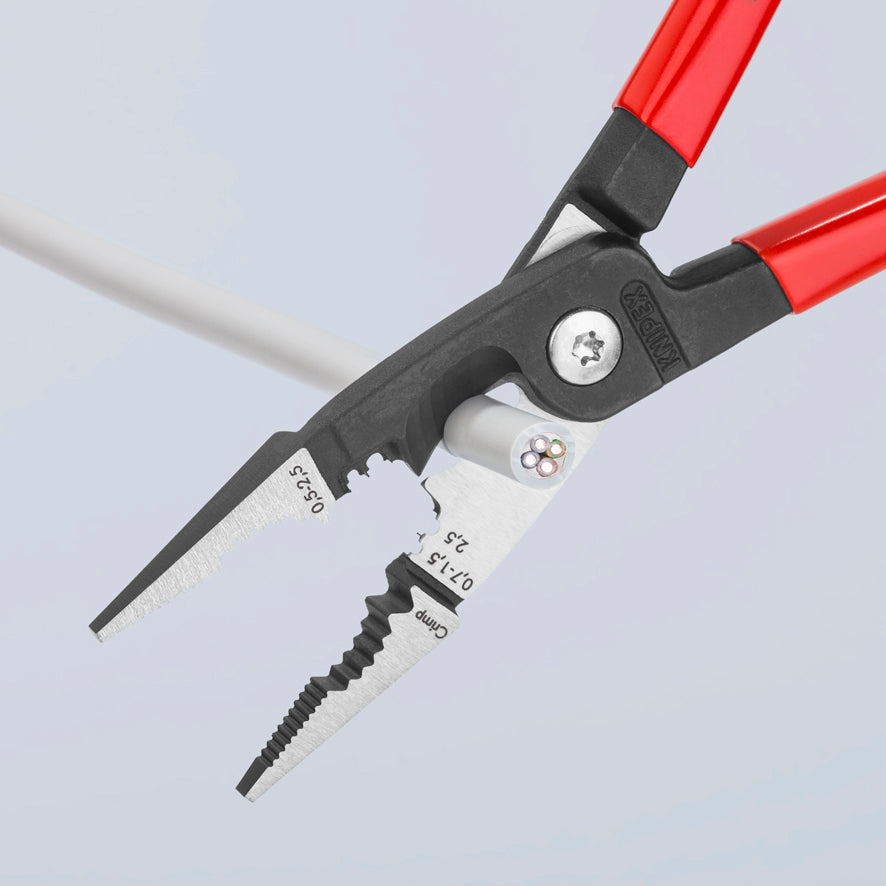 Elektroinštalačné kliešte 200 mm 6 v 1
