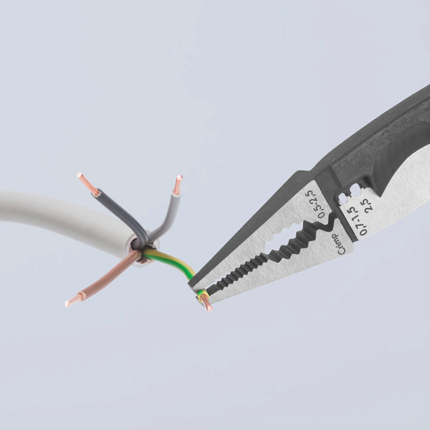 Elektroinštalačné kliešte 200 mm 6 v 1