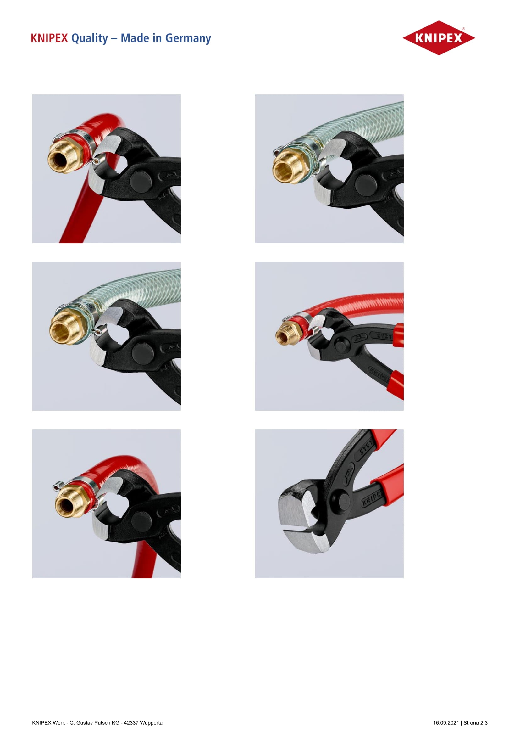 Pinza per installazione serracavi Oetiker