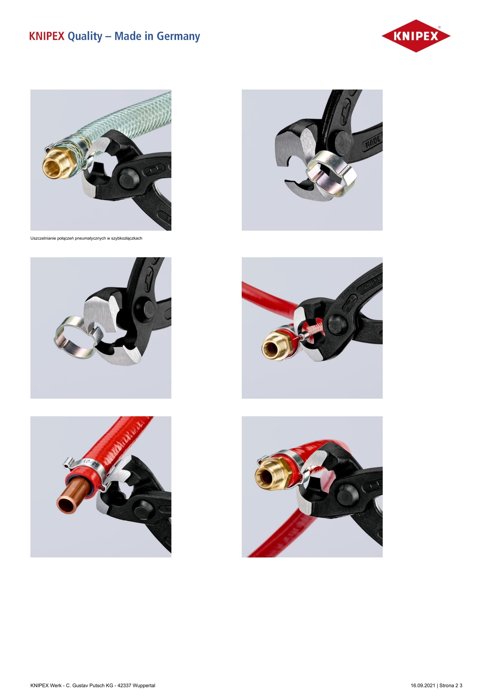 Oetiker Cable Clamp Installation Pliers 220mm