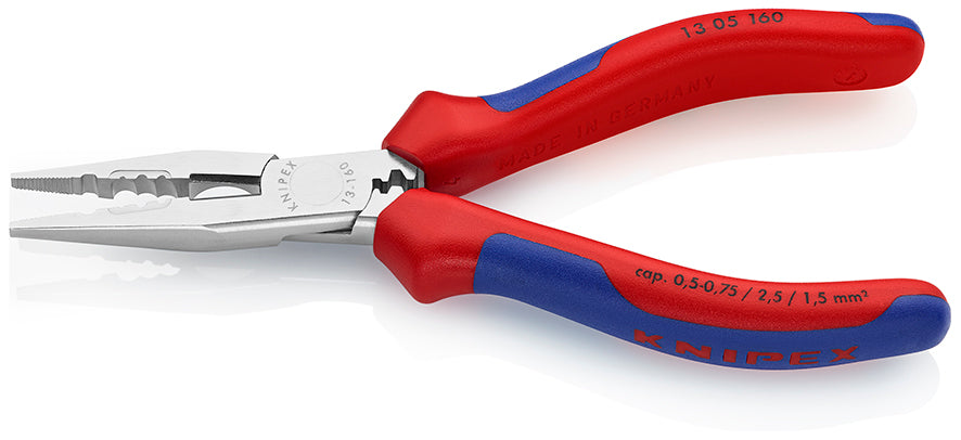 Elektrikárske kliešte s dlhým nosom 160 mm