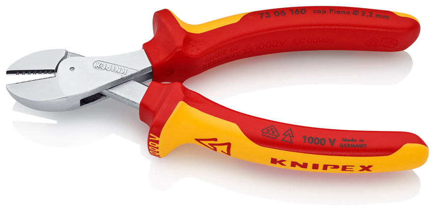 X-cut sidoklipptång 160 mm högt förhållande Spak