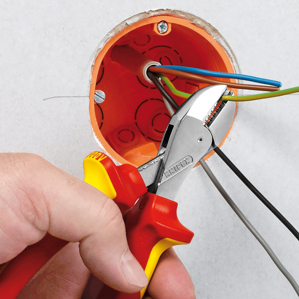 X-cut Side Cutting Pliers 160mm High Ratio Lever