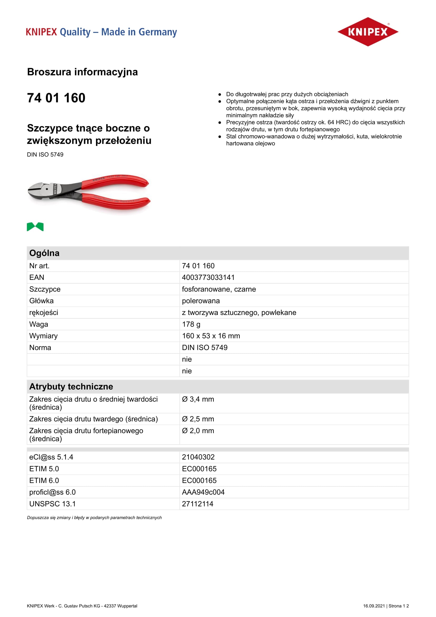 Taglierina laterale ad alta capacità 160 mm