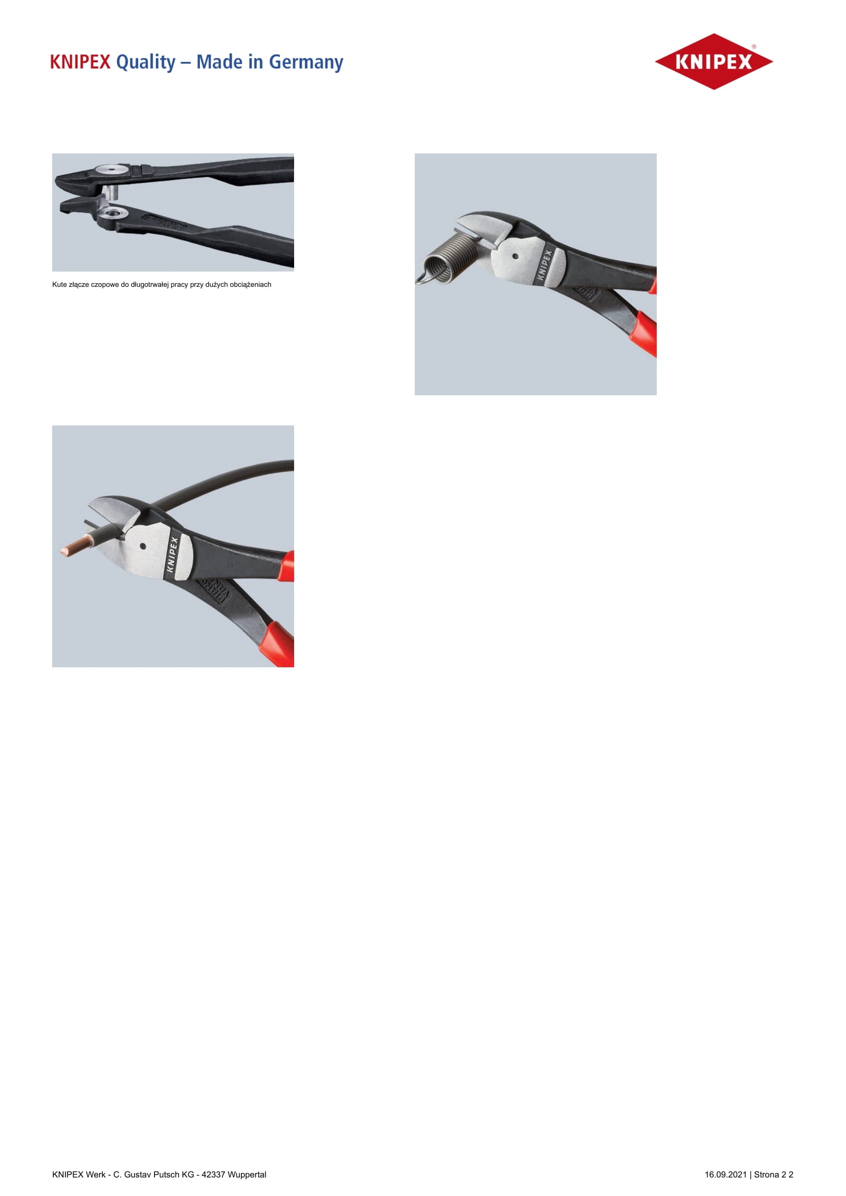 High Capacity Side Cutting Pliers 200mm