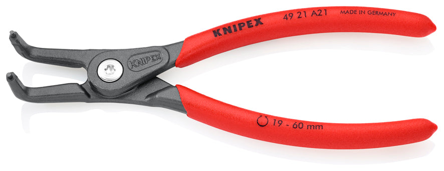 Pinza per anelli elastici di precisione per pinze per anelli elastici esterni piegati 165 mm