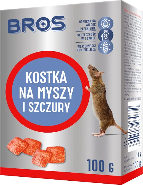 Mäuse- und Rattenwürfel 100g