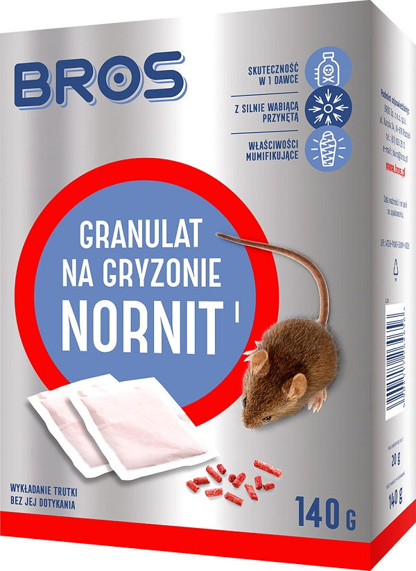 Nornit Granulat Dla Gryzoni 140g