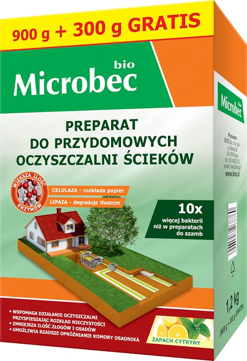 Activator Pentru Tratarea Apelor Uzate - Microbec Bio 1200g