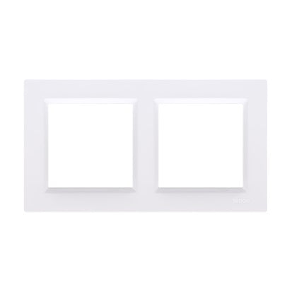 Simon 10 2-wide White Frame