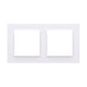 Simon 10 2-wide White Frame