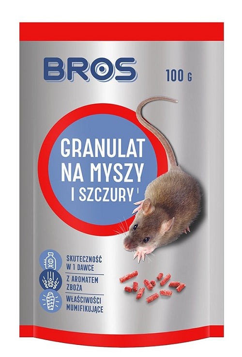 Granule pentru șoareci și șobolani 100g